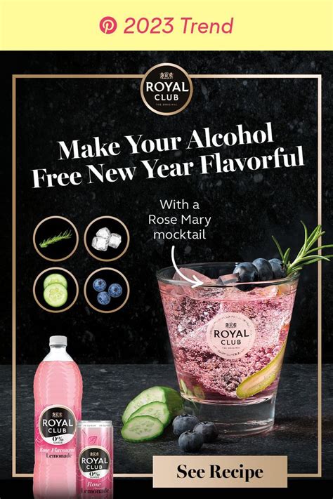 rose lemonade royal club|royal club mocktails.